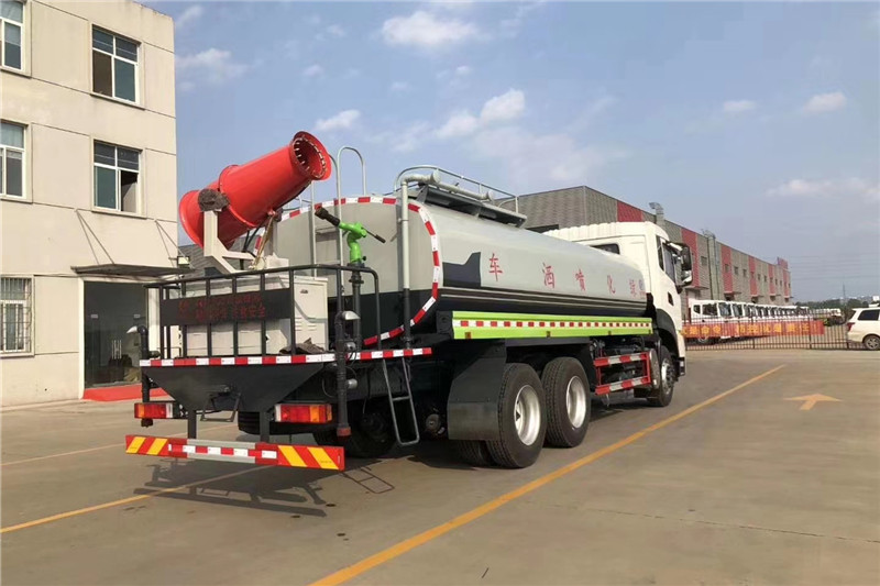 東風(fēng)天龍后八輪20噸噴霧車，國六綠化噴灑車
